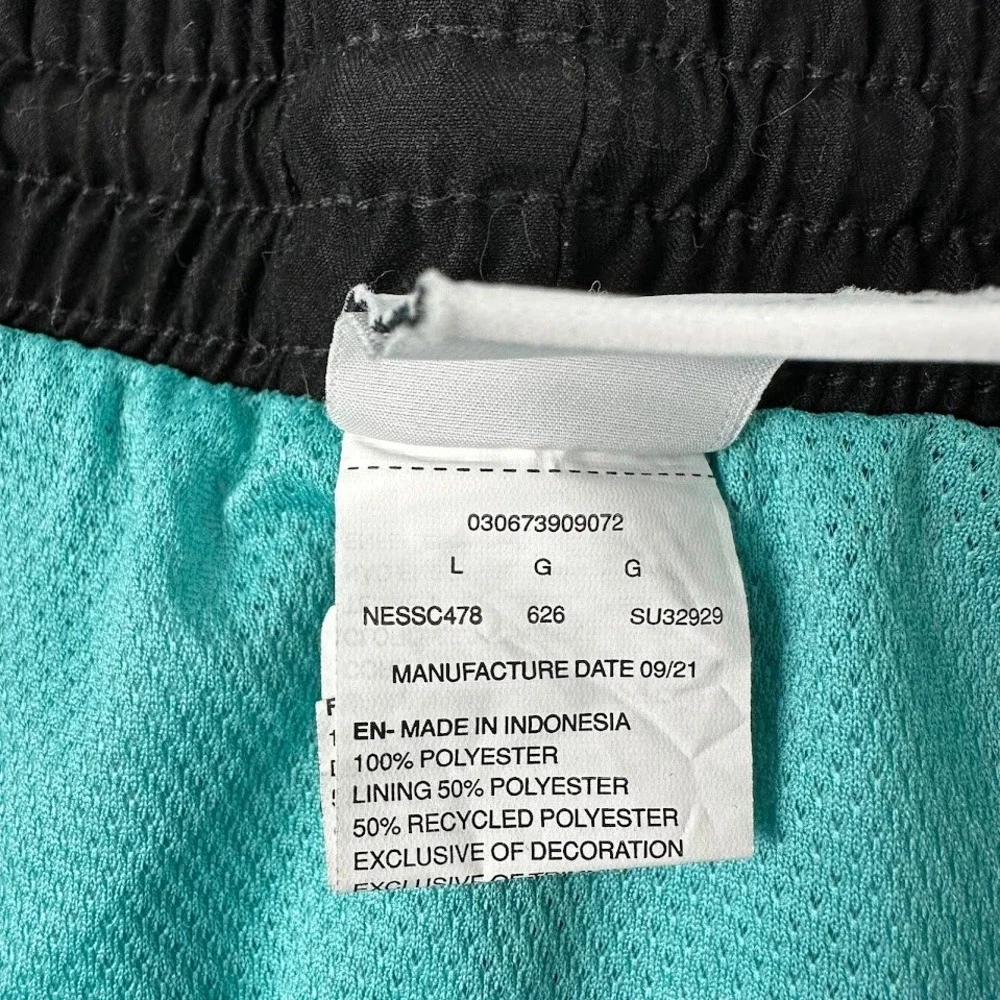 Nike Mens Ombre Swim Trunks Teal Green Pink Board Shorts Just Do It Size‎ Large